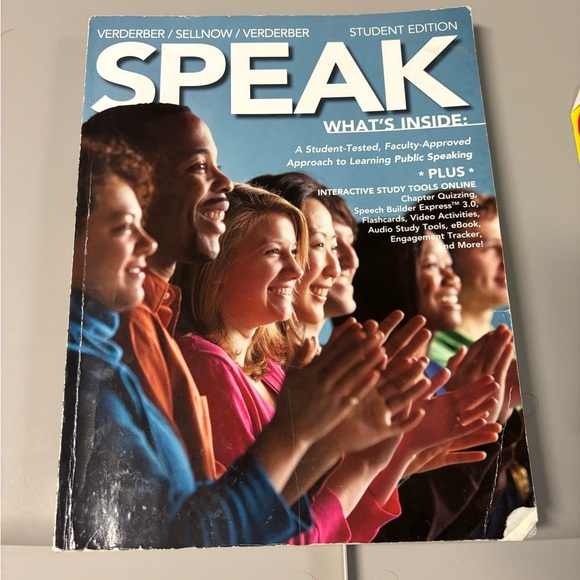 Other - SPEAK Student Edition Textbook - Blue Cover with Colorful Crowd Photo